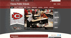 Desktop Screenshot of clintonpublicschools.com
